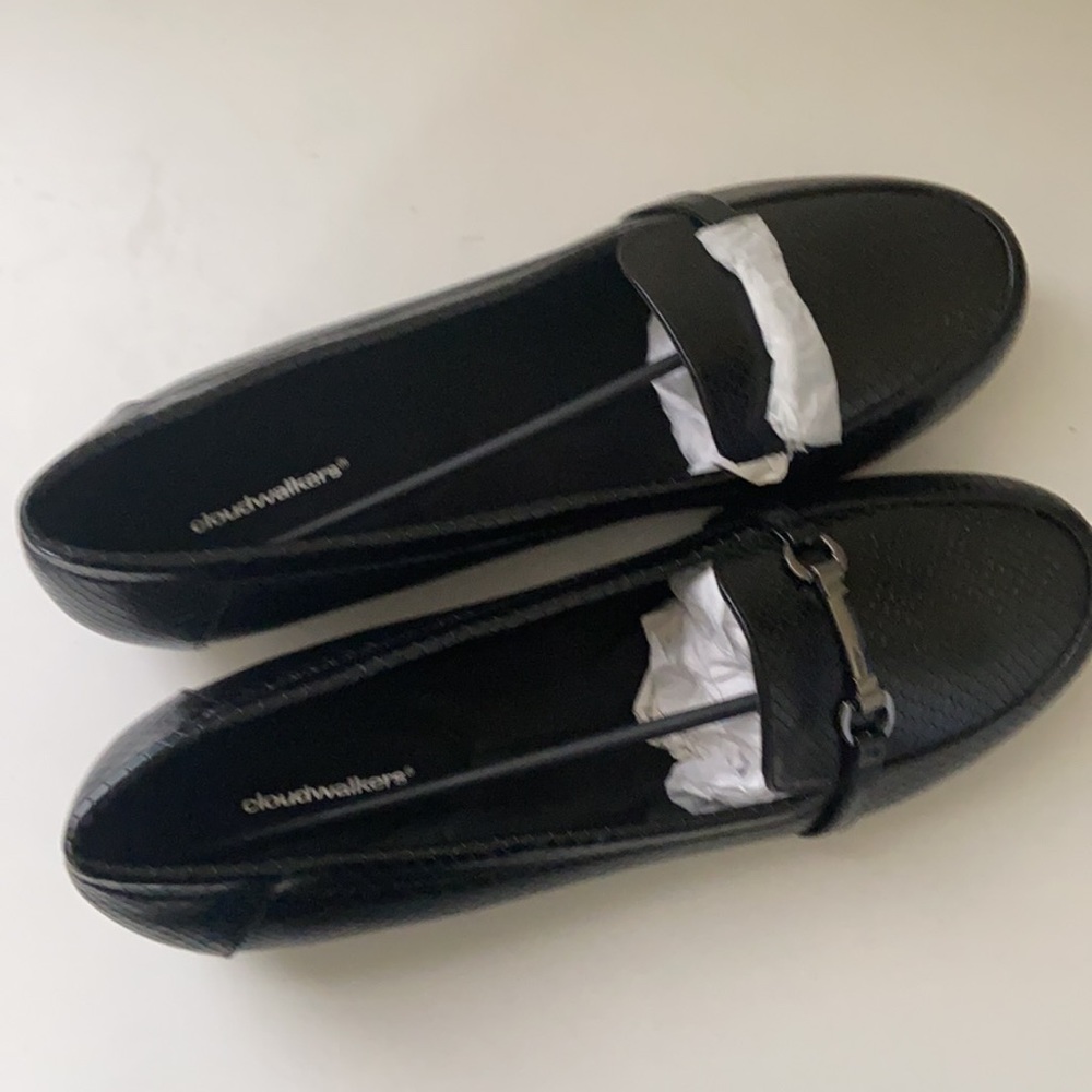 Black Snakeskin loafers